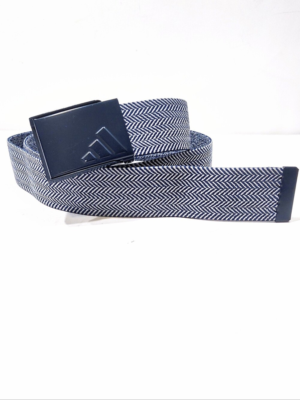Adidas Golf Belt Men's Stretch Web Belt Reversible Navy Heather Cut To Fit